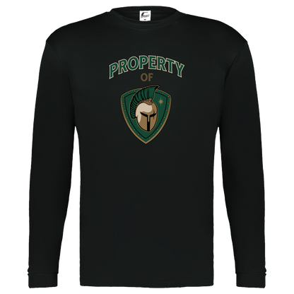 tc-titans-property-of-titans-c2-kids-performance-long-sleeve-tee — Black — Front — source sha256 8082d59b49fbd27620359441cb0cf88e79748793a9e3cff3397e5f21e4499c80 — Color position 1