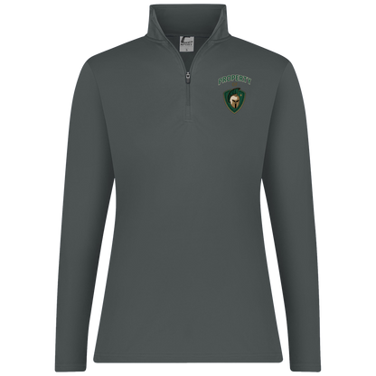 tc-titans-property-of-titans-c2-womens-1-4-zip-pullover — Graphite — Front — source sha256 87d56f1ebaf8cf76cc6eaffff1615829b6ccc889fce2f0a8cac8ba261414448a — Color position 4