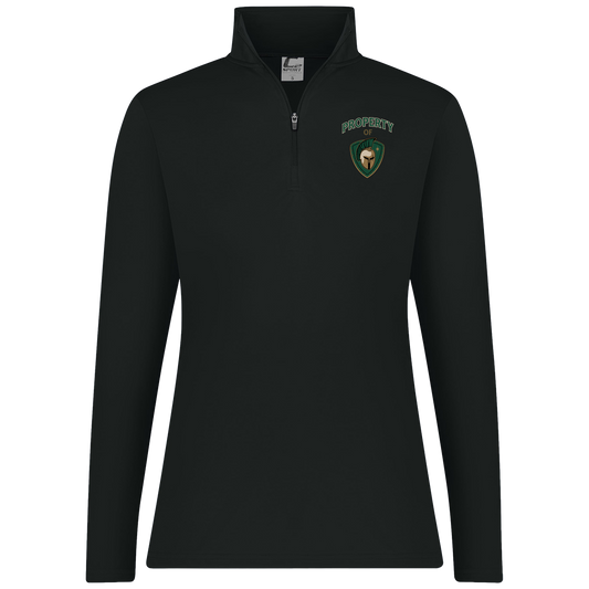 tc-titans-property-of-titans-c2-womens-1-4-zip-pullover — Black — Front — source sha256 8cb004c70ec87421483c26c62fa7a4848e39b66bd9f46a7f33ccb86767cee15f — Color position 1