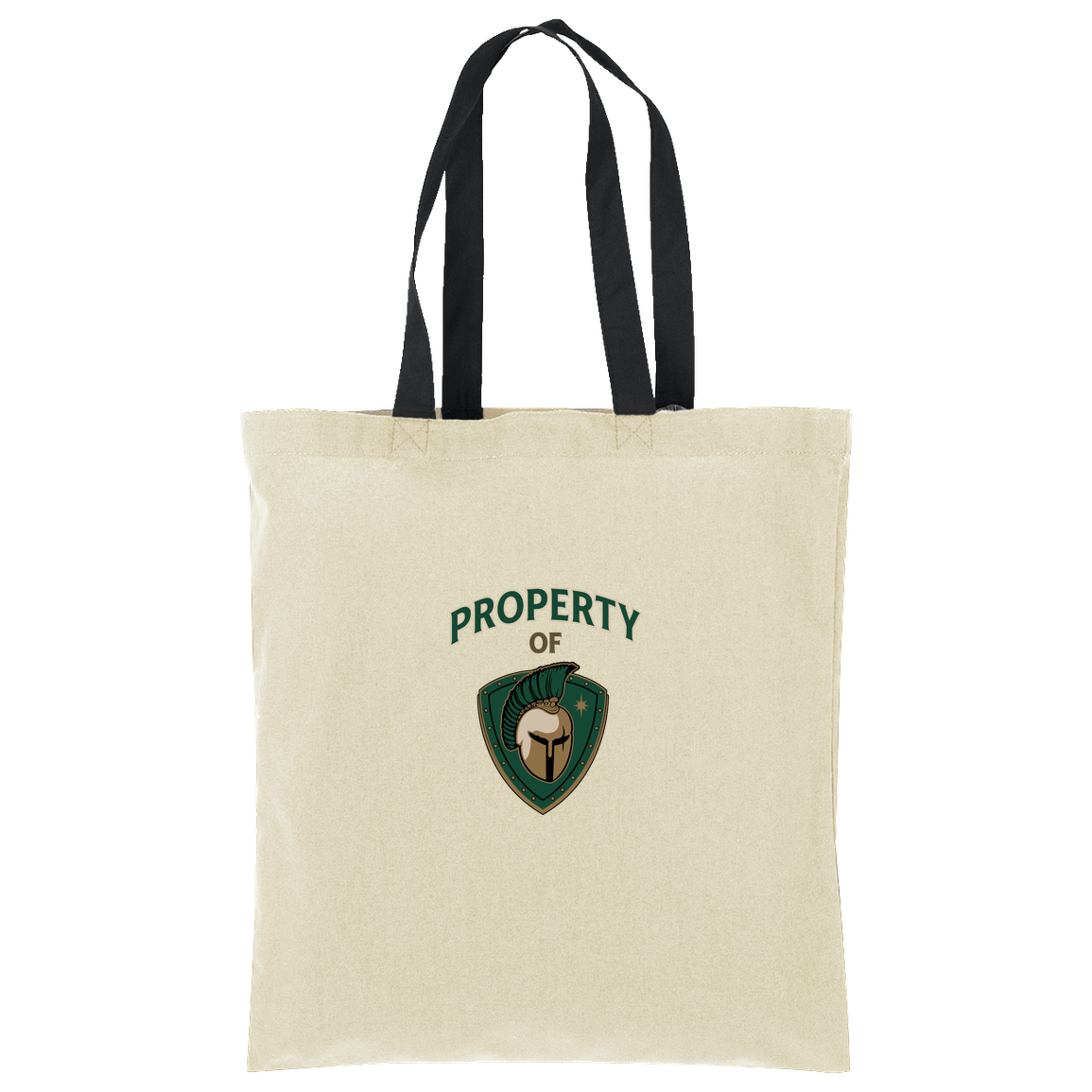 tc-titans-property-of-titans-port-authority-core-cotton-tote — Natural/Deep Black — Front — source sha256 971f6b471f7fcabab261b8d78626df44f7f8adaebba0a7081e1fdb5857e3ac7e — Color position 3
