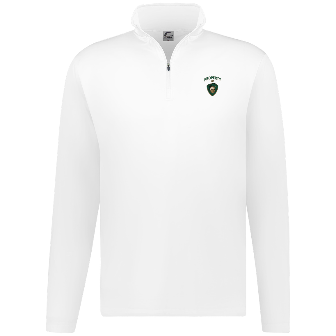 tc-titans-property-of-titans-c2-mens-1-4-zip-pullover — White — Front — source sha256 a63dd24e8ae598250f767c64c3e9a70e9fe8b1c42ad0208e4dbcfd325f3eeba7 — Color position 3