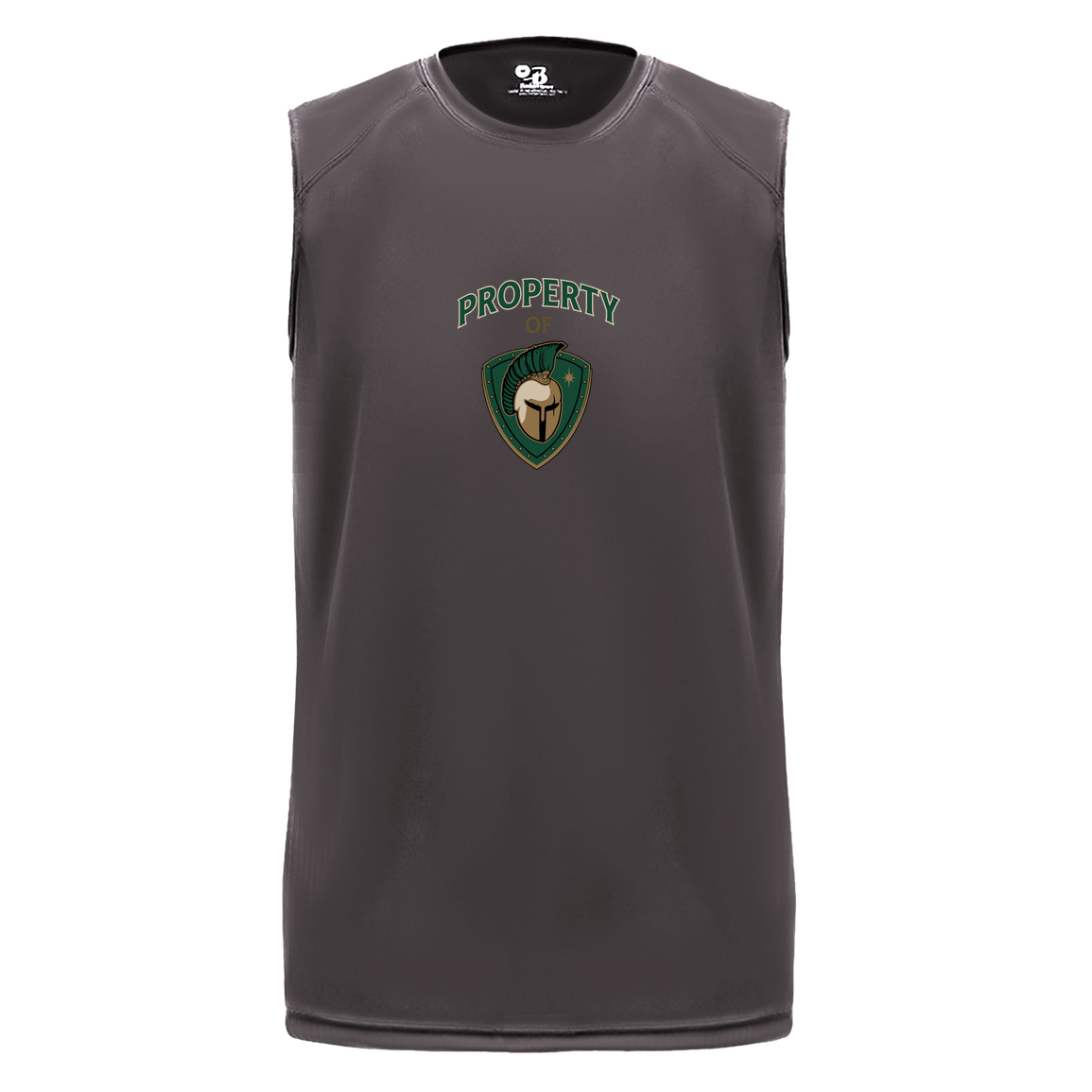 tc-titans-property-of-titans-badger-b-core-sleeveless-performance-tee — Graphite — Front — source sha256 bdd111cc4bafb340a811efeb4574568cc9de8fa18e891a91188b2c64d9c82931 — Color position 2