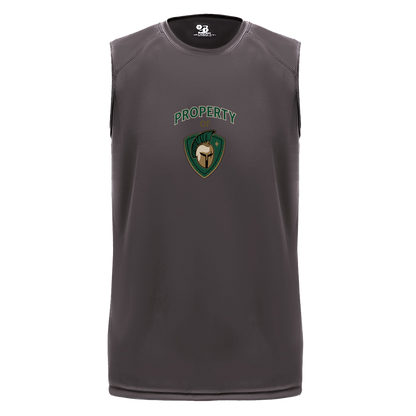 tc-titans-property-of-titans-badger-b-core-sleeveless-performance-tee — Graphite — Front — source sha256 bdd111cc4bafb340a811efeb4574568cc9de8fa18e891a91188b2c64d9c82931 — Color position 2