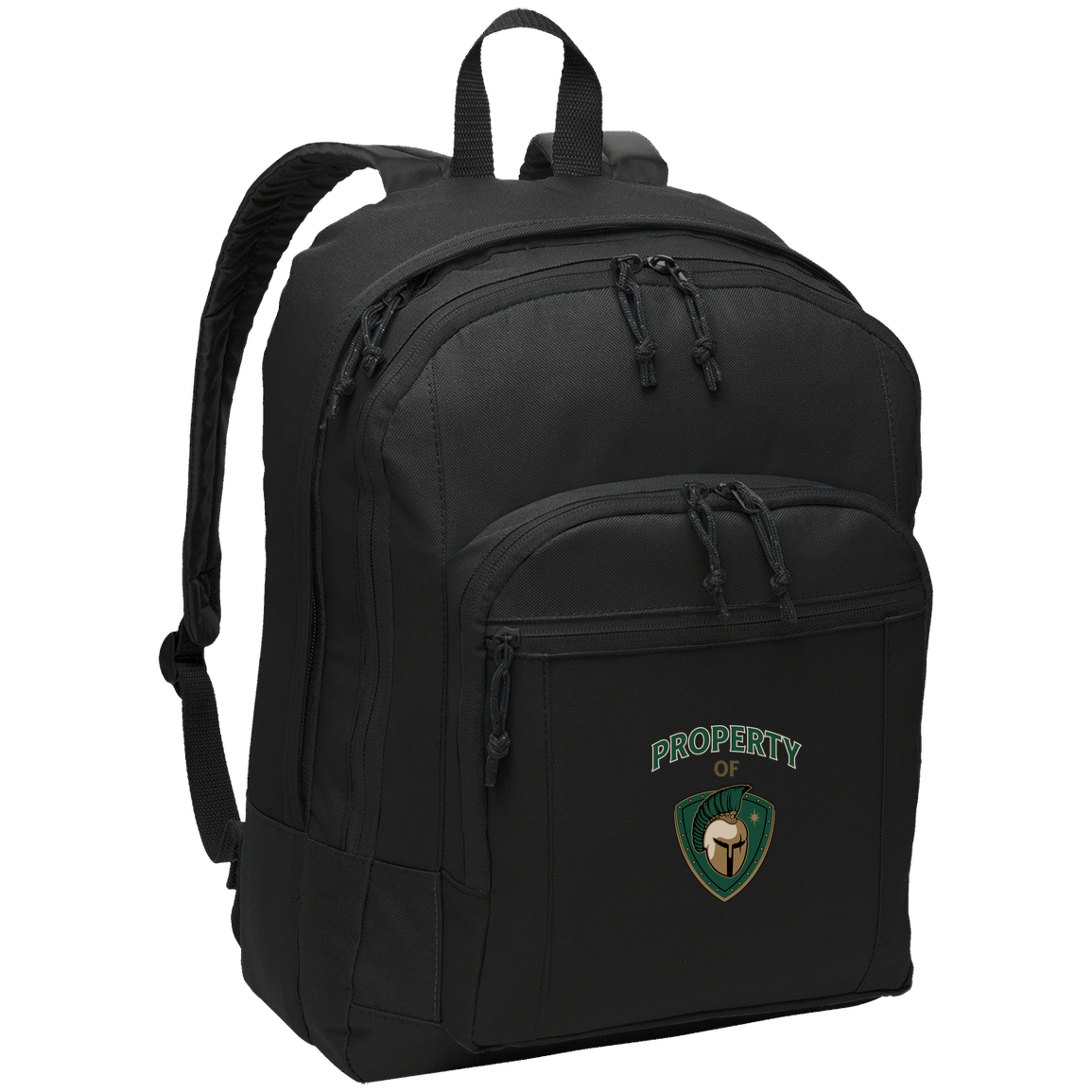 tc-titans-property-of-titans-port-authority-basic-backpack — Black — Front — source sha256 c41f1d00fe72cc54c72b2a04b2da531e39efc8fd2961307687b55f0fd7a31921 — Color position 1