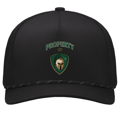 tc-titans-property-of-titans-pacific-headwear-weekender-perforated-snapback-cap — Black/Black — Front — source sha256 ccd2b9fb502e82742582453d5d3fb4337eaa350e57e62353e8bf590d1f00f89e — Color position 1