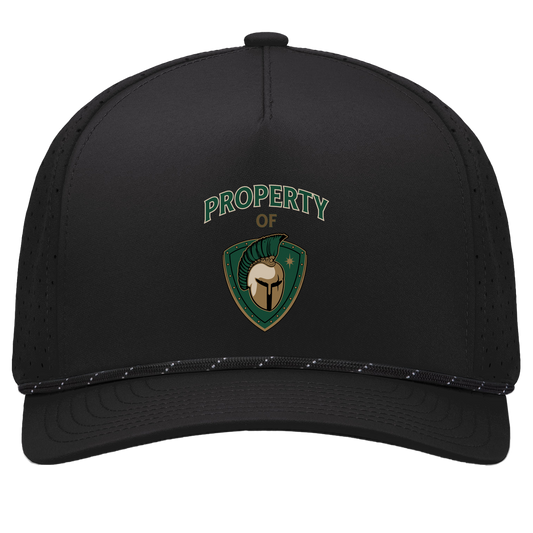 tc-titans-property-of-titans-pacific-headwear-weekender-perforated-snapback-cap — Black/Black — Front — source sha256 ccd2b9fb502e82742582453d5d3fb4337eaa350e57e62353e8bf590d1f00f89e — Color position 1