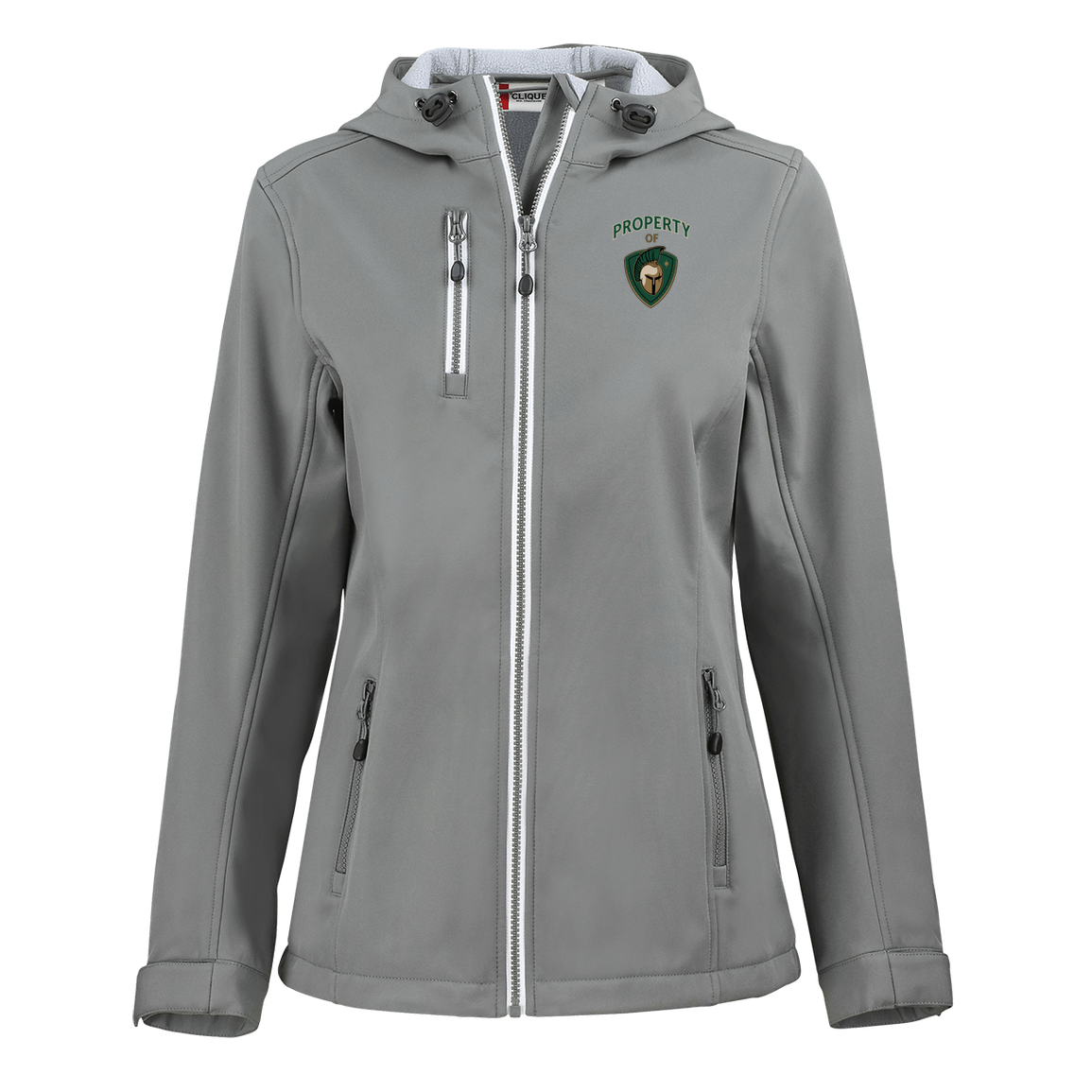 tc-titans-property-of-titans-clique-womens-eco-stretch-softshell-jacket — Slate — Front — source sha256 e95dda9b97c5839d8429cfd3bfada059944d1e0282aeb73fe3506600244154c1 — Color position 2