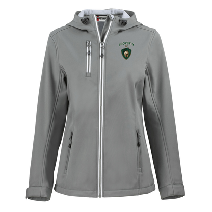 tc-titans-property-of-titans-clique-womens-eco-stretch-softshell-jacket — Slate — Front — source sha256 e95dda9b97c5839d8429cfd3bfada059944d1e0282aeb73fe3506600244154c1 — Color position 2