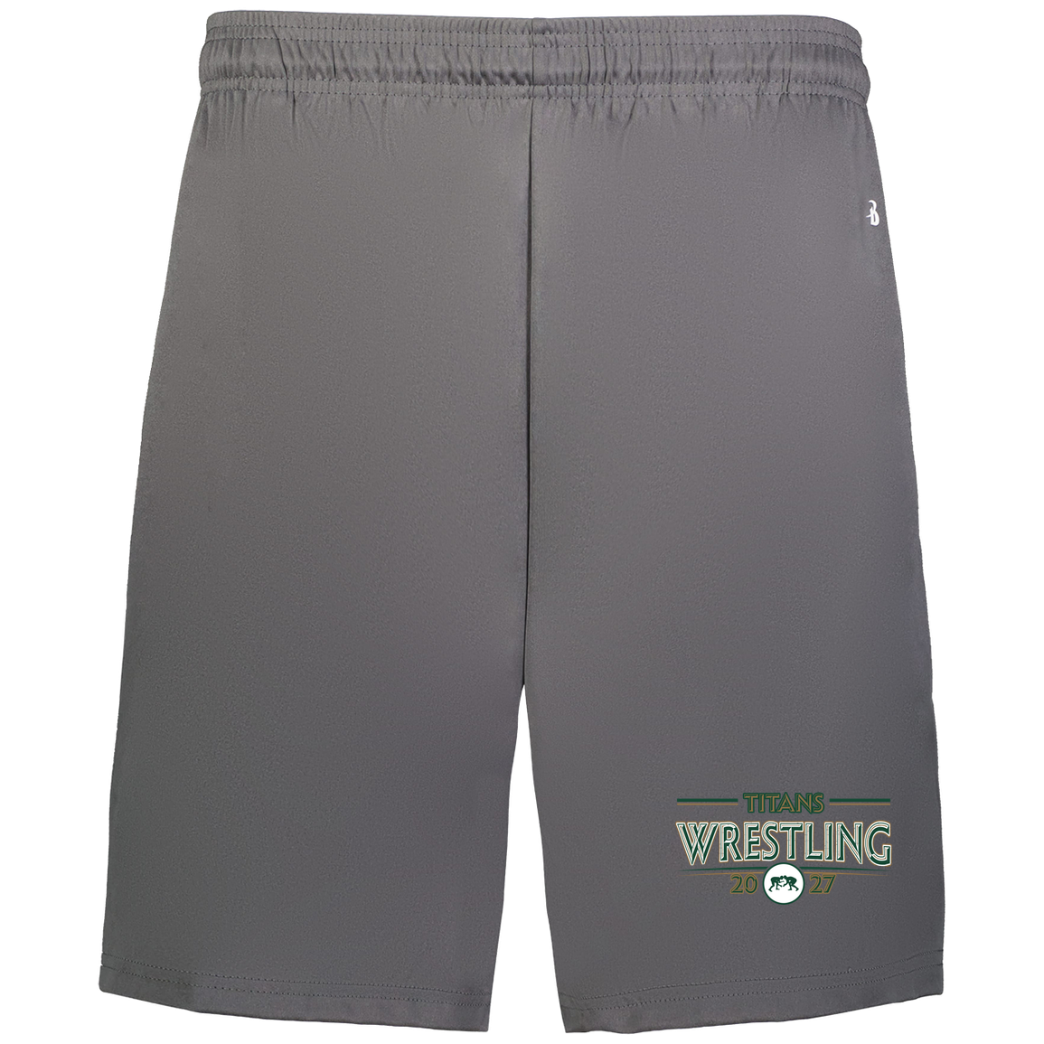 tc-titans-retro-takedown-badger-adult-b-core-7-inch-short-with-pockets — Graphite — Front — source sha256 07584c59b578cd3da3d904f76aea6cb254ebcb161876d1b9b3a53f378088dde0 — Color position 2