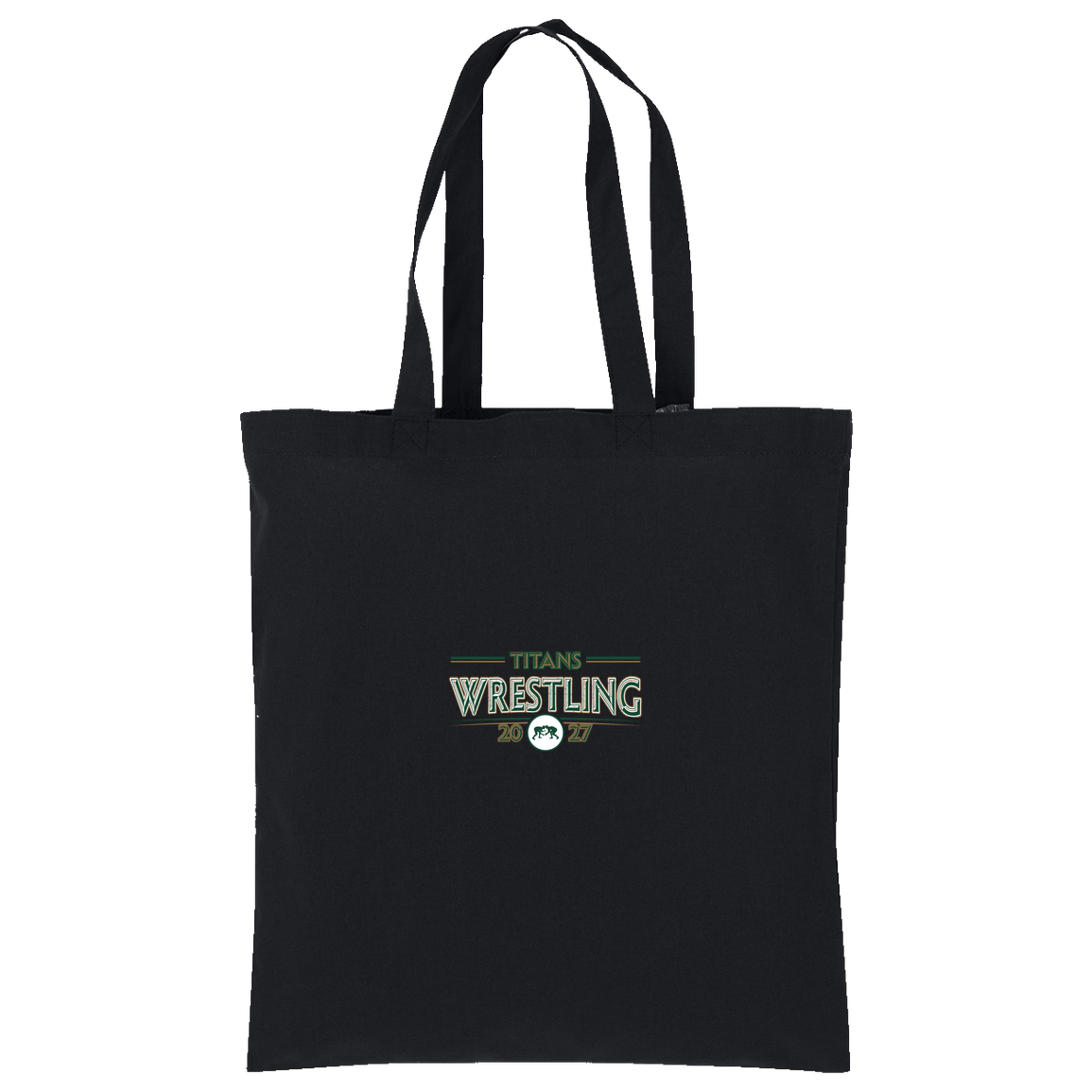 tc-titans-retro-takedown-port-authority-core-cotton-tote — Deep Black — Front — source sha256 3bfea3822cd4a669bb892691463281800f3f8029a88a8300aa932eec349c7c73 — Color position 1