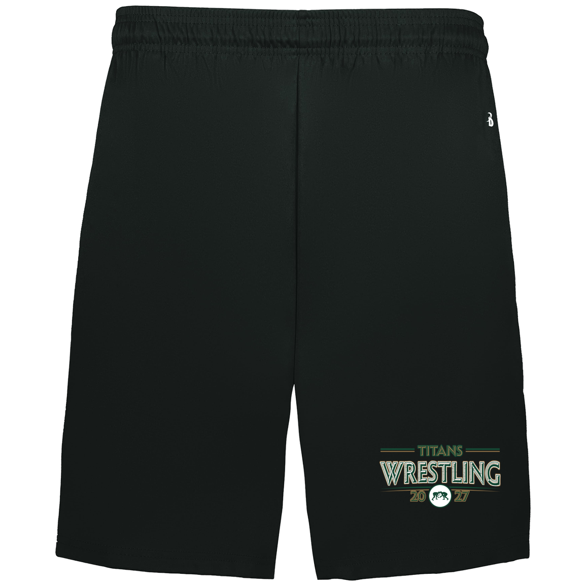 tc-titans-retro-takedown-badger-adult-b-core-7-inch-short-with-pockets — Black — Front — source sha256 3d6ff107180e204be9d7ec7508f763ce38c50c9d8a6194431935f7cc0fb6f053 — Color position 1