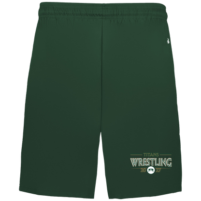 tc-titans-retro-takedown-badger-adult-b-core-7-inch-short-with-pockets — Forest — Front — source sha256 4830426a43a52c01de4dc28b6ebf6b8b75b873dc8cea07ff8581f2a0800375e6 — Color position 4