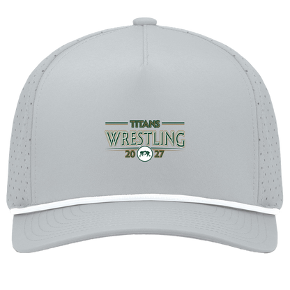 tc-titans-retro-takedown-pacific-headwear-weekender-perforated-snapback-cap — Silver/White — Front — source sha256 5b16eed64a8891cedb2c814eac4dba45341e65aaa5c83db38b9c236a6c8e4881 — Color position 5