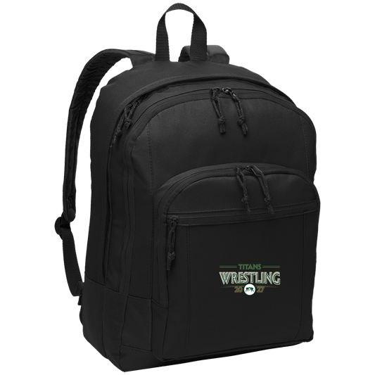 tc-titans-retro-takedown-port-authority-basic-backpack — Black — Front — source sha256 5df3bce2855b2f4e1d122224a7d757ae1730c2e7d13aed5728cc46c5bb2e7470 — Color position 1
