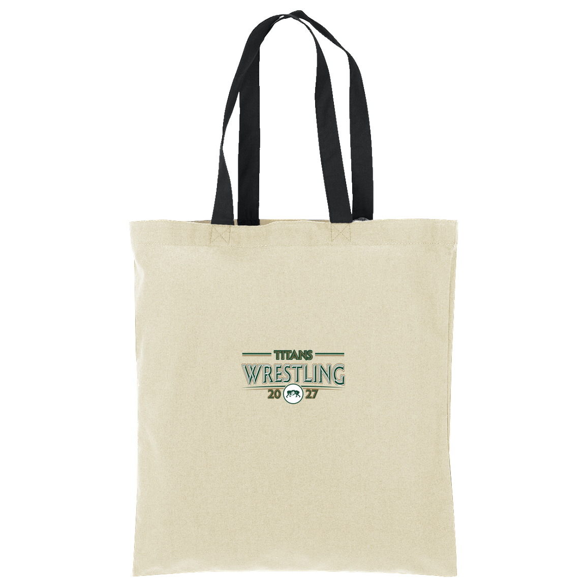 tc-titans-retro-takedown-port-authority-core-cotton-tote — Natural/Deep Black — Front — source sha256 627f12c649f8d3b5f6ddf0411eed1b13cd2962d6e76d3616e3bfd3ea652a3484 — Color position 3