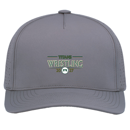 tc-titans-retro-takedown-pacific-headwear-weekender-perforated-snapback-cap — Graphite — Front — source sha256 7afadf6c5f69a76d5ed9ca45f22e5ca0718ead1d2c6c44f2c01768d19bbac0d1 — Color position 4