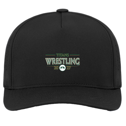 tc-titans-retro-takedown-pacific-headwear-weekender-perforated-snapback-cap — Black — Front — source sha256 835910283bb07fd7c3fd4136fe12a89a7d65530298e61de524d618e777c767d0 — Color position 2