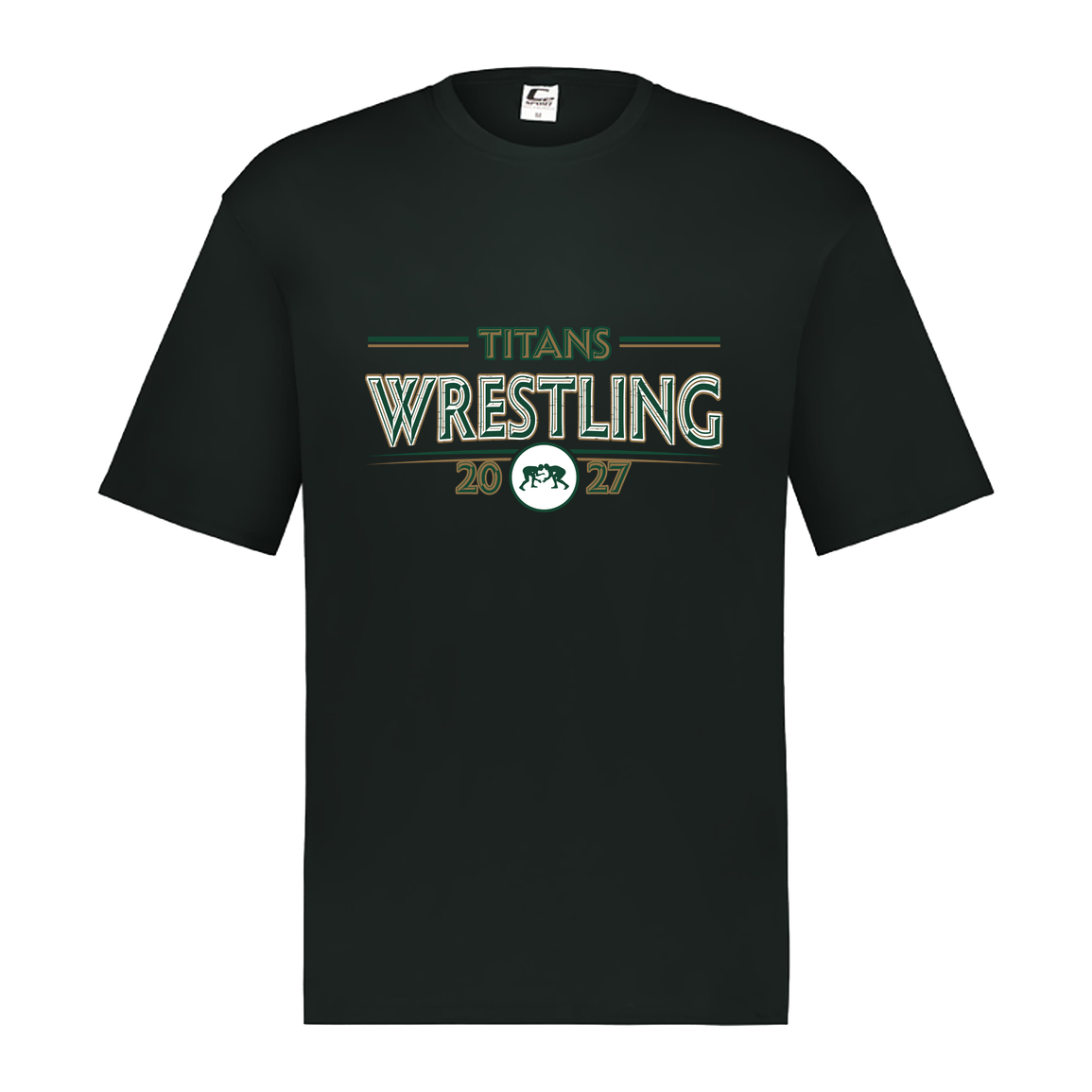 tc-titans-retro-takedown-c2-mens-performance-short-sleeve-tee — Black — Front — source sha256 c527b24e78050138c683661206ffdfe296cc3677f8637178d7b2d78bcc934394 — Color position 1