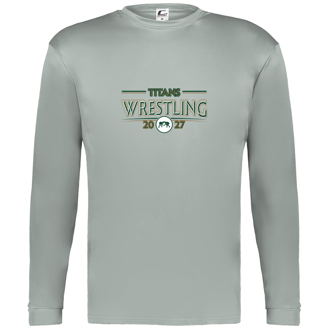 tc-titans-retro-takedown-c2-mens-performance-long-sleeve-tee — Silver — Front — source sha256 ef75027df127f2a21f97fb7c0e14f0647bb5897af9e521bc7a118c54f0f620a7 — Color position 3