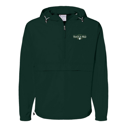 tc-titans-retro-winged-foot-champion-unisex-packable-anorak-jacket — Dark Green — Front — source sha256 3fc94fd30377b86e1ac1a1069cc3bb81bf6c948b0dbbd46a38a5453659a30cff — Color position 3