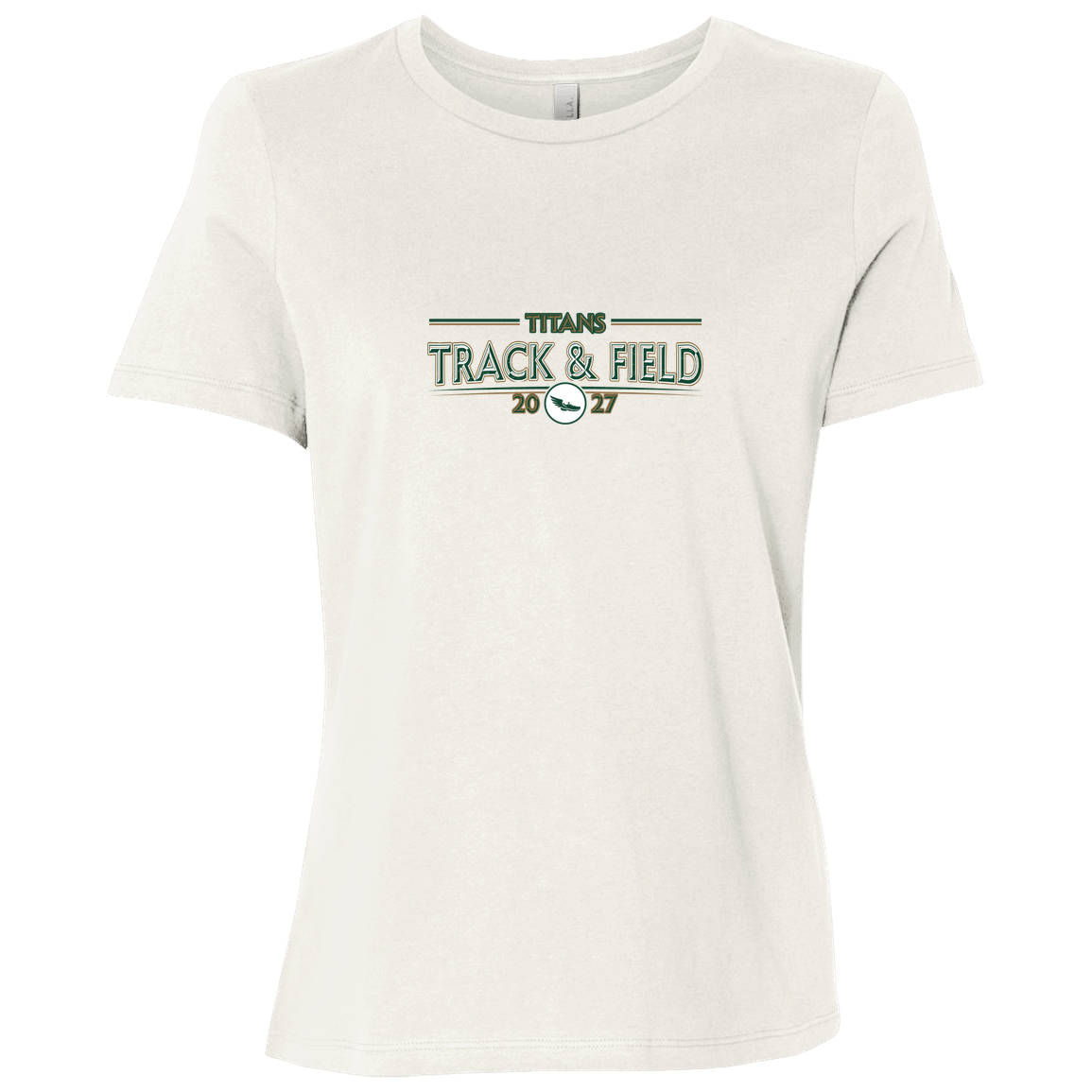 tc-titans-retro-winged-foot-bella-canvas-ladies-relaxed-jersey-short-sleeve-t-shirt — Vintage White — Front — source sha256 7a41a4bfb677a07f81c7bb9065214b30d69d606c618334cab8f70f5aeef2bce9 — Color position 2
