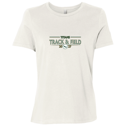 tc-titans-retro-winged-foot-bella-canvas-ladies-relaxed-jersey-short-sleeve-t-shirt — Vintage White — Front — source sha256 7a41a4bfb677a07f81c7bb9065214b30d69d606c618334cab8f70f5aeef2bce9 — Color position 2