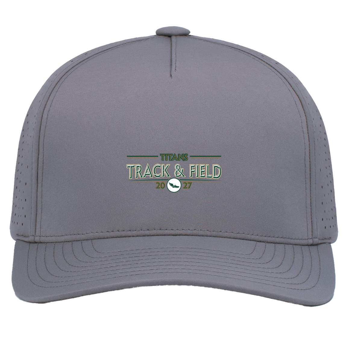 tc-titans-retro-winged-foot-pacific-headwear-weekender-perforated-snapback-cap — Graphite — Front — source sha256 ab145591c7fe2e1316c912d7c697b0616ee7a3dfea77305d415b0acf1a472a0f — Color position 4