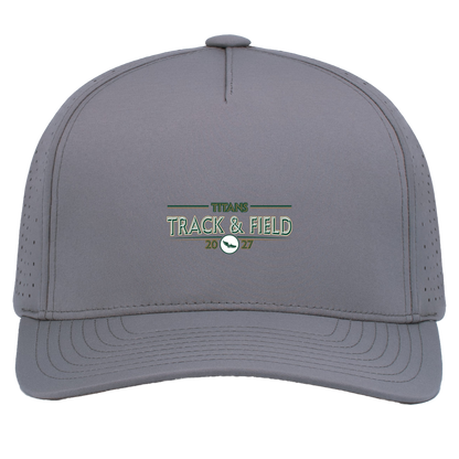tc-titans-retro-winged-foot-pacific-headwear-weekender-perforated-snapback-cap — Graphite — Front — source sha256 ab145591c7fe2e1316c912d7c697b0616ee7a3dfea77305d415b0acf1a472a0f — Color position 4