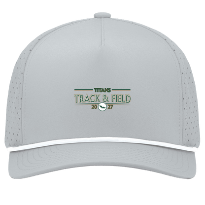 tc-titans-retro-winged-foot-pacific-headwear-weekender-perforated-snapback-cap — Silver/White — Front — source sha256 b1c3be62e0672433332202b0985ba12ca86ae7cdc112622dcbdb09992516cbf5 — Color position 5