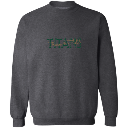 tc-titans-script-overlay-gildan-crewneck-pullover-sweatshirt — Dark Heather — Front — source sha256 041286f0971e2cb901c3a2afcd4ea2c8aea14e89a2567460554aba8a59bf93f9 — Color position 6