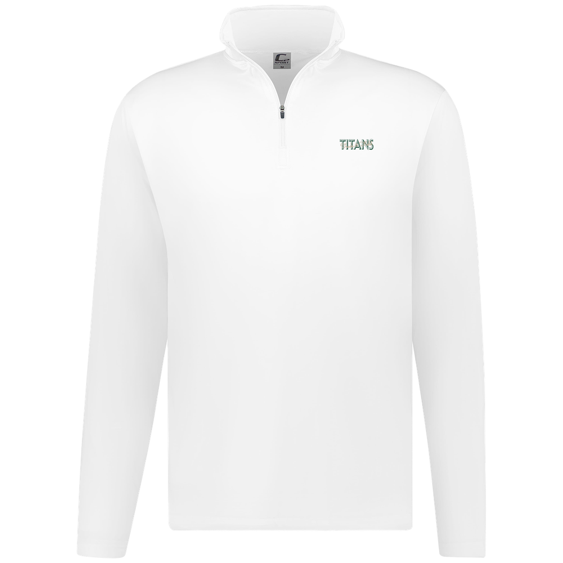 tc-titans-script-overlay-c2-mens-1-4-zip-pullover — White — Front — source sha256 0de986c937fbcdcbd996587b6c9bc73cb5bfc3bba3a389a8c2e2e4d81d0a67e9 — Color position 3