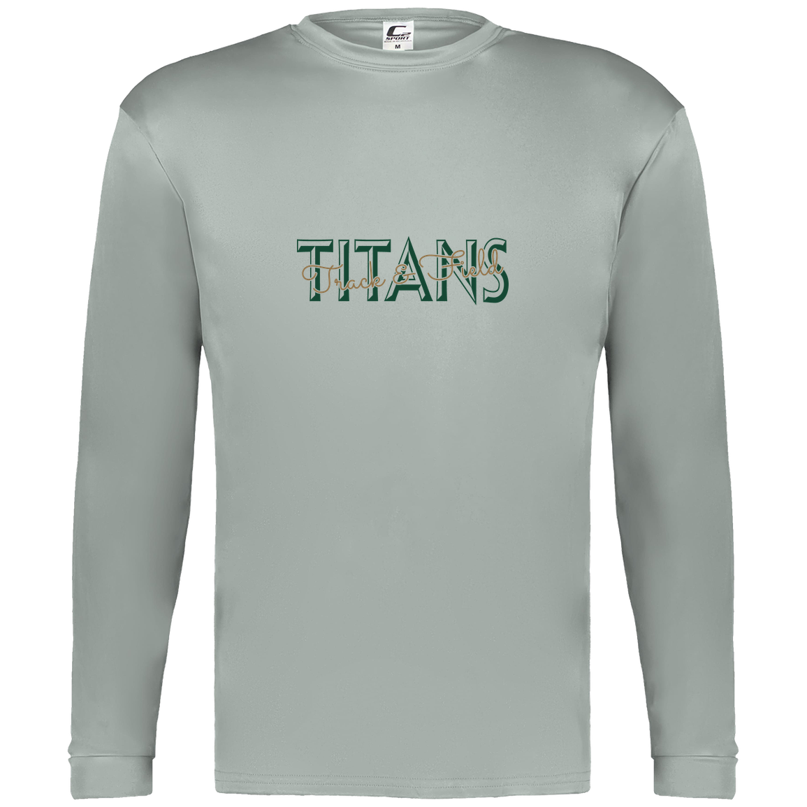 tc-titans-script-overlay-c2-mens-performance-long-sleeve-tee — Silver — Front — source sha256 56360030c30425ad1f4adf6d3a84ec0b550526be5f0b43a45e51d4a078e23103 — Color position 3