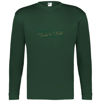 tc-titans-script-overlay-c2-mens-performance-long-sleeve-tee — Dark Green — Front — source sha256 612077c09a80c92798a6fed01221c879aff13b3a6a6203fed557ec3a7e7363ee — Color position 5