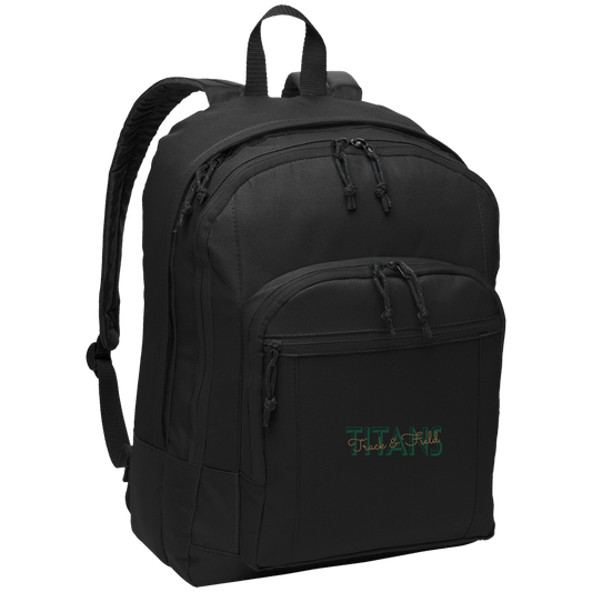 tc-titans-script-overlay-port-authority-basic-backpack — Black — Front — source sha256 6bfdcc2fcba71741b839afbe794b8e26a6c2ed0a5fdf3ee2863ad63f2046c880 — Color position 1