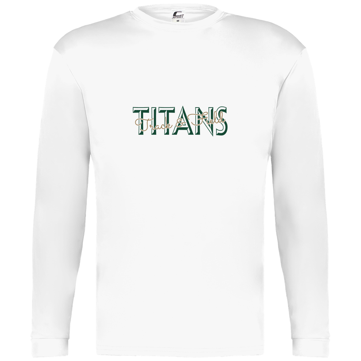 tc-titans-script-overlay-c2-mens-performance-long-sleeve-tee — White — Front — source sha256 8d752b2ac2a57a6f9c5f0a6af0d3f8b226cf132cd44571c06ae4fa97d7bdf225 — Color position 4