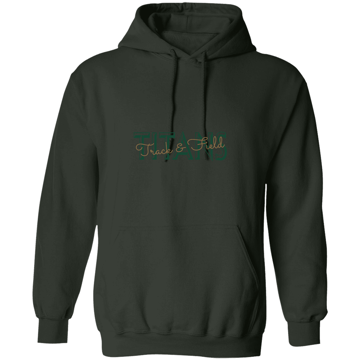tc-titans-script-overlay-gildan-pullover-hoodie — Forest Green — Front — source sha256 8de31487d2f8efe10c7bd2581f2839792204d894266e395e5e9dcbf3574f8de9 — Color position 7