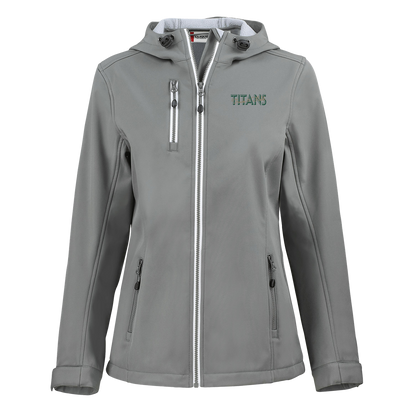 tc-titans-script-overlay-clique-womens-eco-stretch-softshell-jacket — Slate — Front — source sha256 ba820383b4ccd0b5a35fd1905a9cd38e7158a6ea882e494a9ccf6b53c9185678 — Color position 2