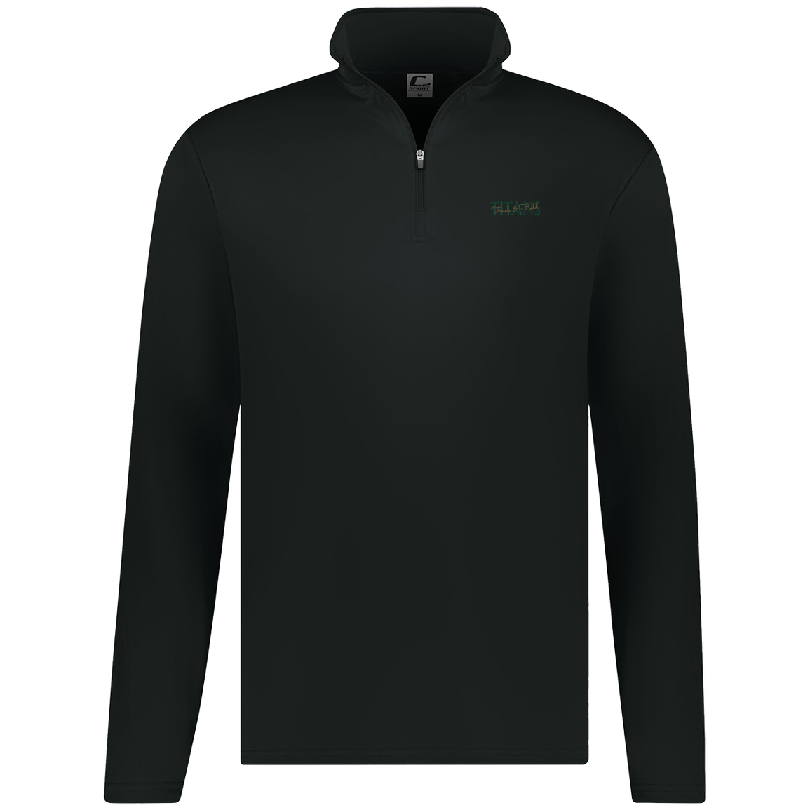 tc-titans-script-overlay-c2-mens-1-4-zip-pullover — Black — Front — source sha256 e45280060401e6c609bfd9b96a461998e8562710bf330b0264f09d837956afd5 — Color position 1
