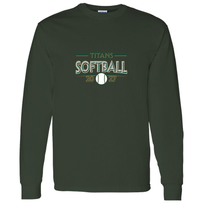 tc-titans-season-arc-gildan-ls-t-shirt-5-3-oz — Forest Green — Front — source sha256 209a6ea8cdaf8132d060beaa2fab58ffedc1183fbe88ab96ef66e2d5530cf058 — Color position 6