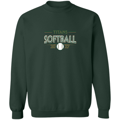 tc-titans-season-arc-gildan-crewneck-pullover-sweatshirt — Forest Green — Front — source sha256 31360ff59876ff33a7e99fa53adde5a1c3456ed9542d7885678996813caad633 — Color position 7