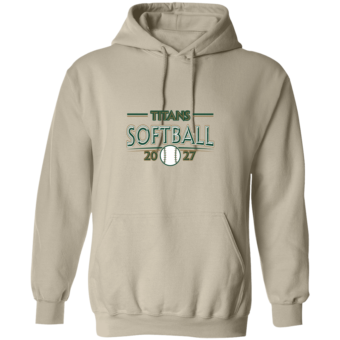 tc-titans-season-arc-gildan-pullover-hoodie — Sand — Front — source sha256 31b5d51d01a2a0963b2663b20d814c047d373ca64bc3eec4490f4588bbfb6c7d — Color position 1