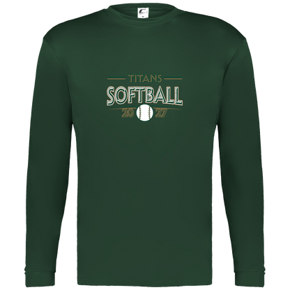 tc-titans-season-arc-c2-mens-performance-long-sleeve-tee — Dark Green — Front — source sha256 494cf5ba8983f288d2e0e14967f254d0b52edde5727dee75c2fab4344585dff7 — Color position 5