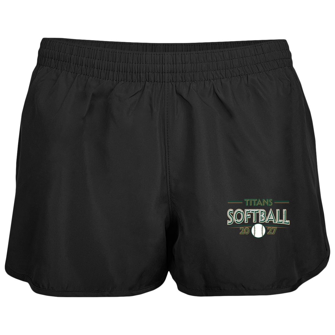 tc-titans-season-arc-augusta-ladies-wayfarer-running-shorts — Black — Front — source sha256 6fe92714184fc57d70b1d21d88e0e10b3958a35b4da885b381ee461c3d080873 — Color position 1