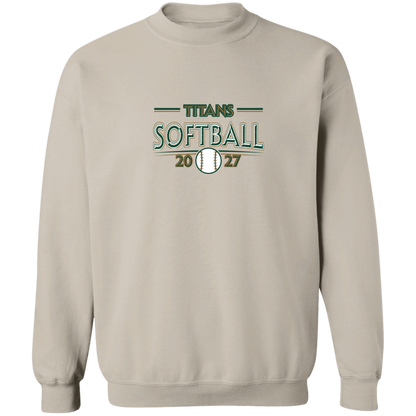 tc-titans-season-arc-gildan-crewneck-pullover-sweatshirt — Sand — Front — source sha256 79cf519c868ac830510feb5793a7342e1b136b5e2f708132216e6e28d2931222 — Color position 5