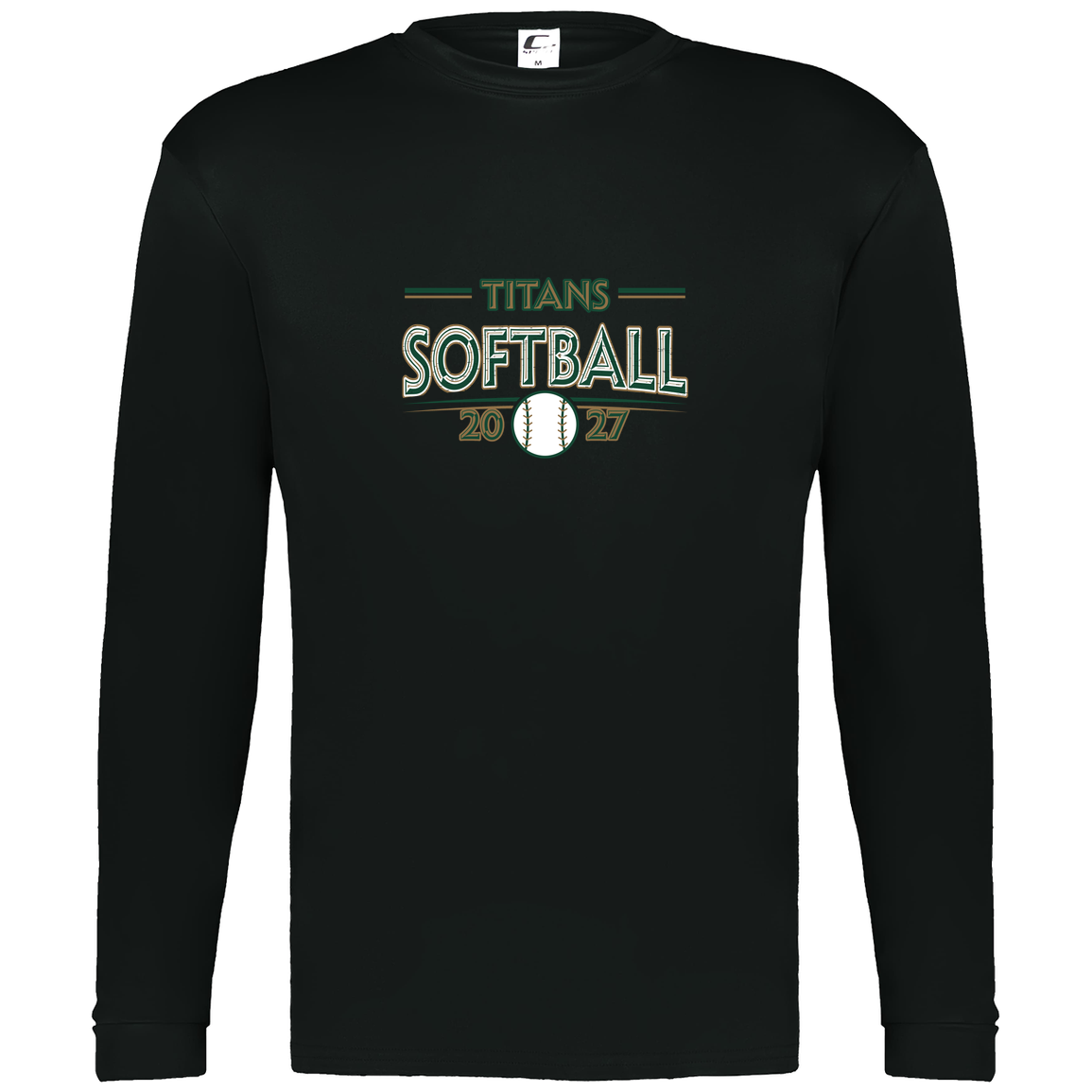 tc-titans-season-arc-c2-mens-performance-long-sleeve-tee — Black — Front — source sha256 9242ae720779f866ffd396994d62d3be9a166a19224bce7e6ac613b928018c07 — Color position 1