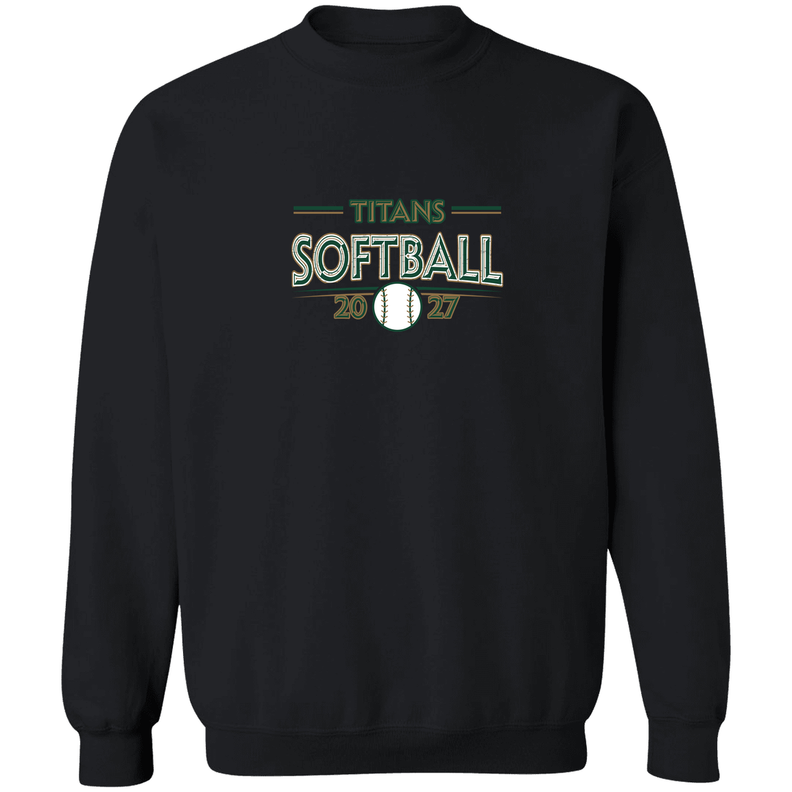tc-titans-season-arc-gildan-crewneck-pullover-sweatshirt — Black — Front — source sha256 a26ba760618c28098e080e3e830841d7ee2770810a714ba563a572b496d21172 — Color position 4