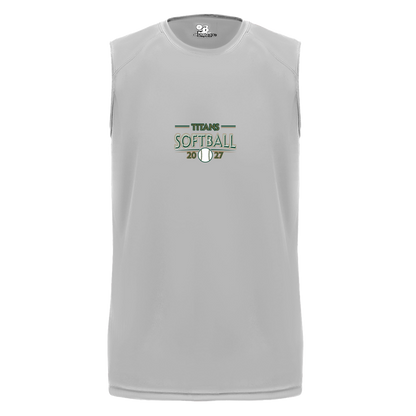 tc-titans-season-arc-badger-b-core-sleeveless-performance-tee — Silver — Front — source sha256 cd93c7eb566ab6f78a8f9c1c320ecfa7bb452718297732a11a96513a6f629eac — Color position 3