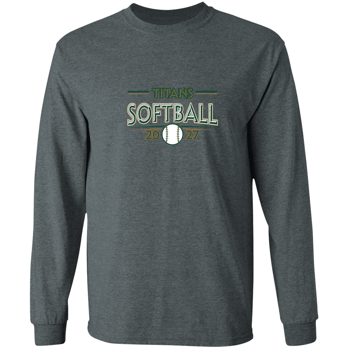 tc-titans-season-arc-gildan-ls-t-shirt-5-3-oz — Dark Heather — Front — source sha256 fa23b4a1aaf9f8ad9d6005594e839b21c8511776be1ae6519e8edcafe20ce50e — Color position 2