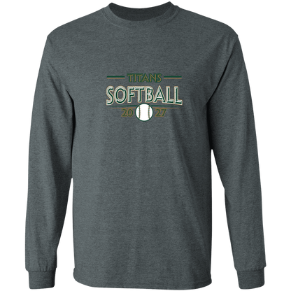 tc-titans-season-arc-gildan-ls-t-shirt-5-3-oz — Dark Heather — Front — source sha256 fa23b4a1aaf9f8ad9d6005594e839b21c8511776be1ae6519e8edcafe20ce50e — Color position 2