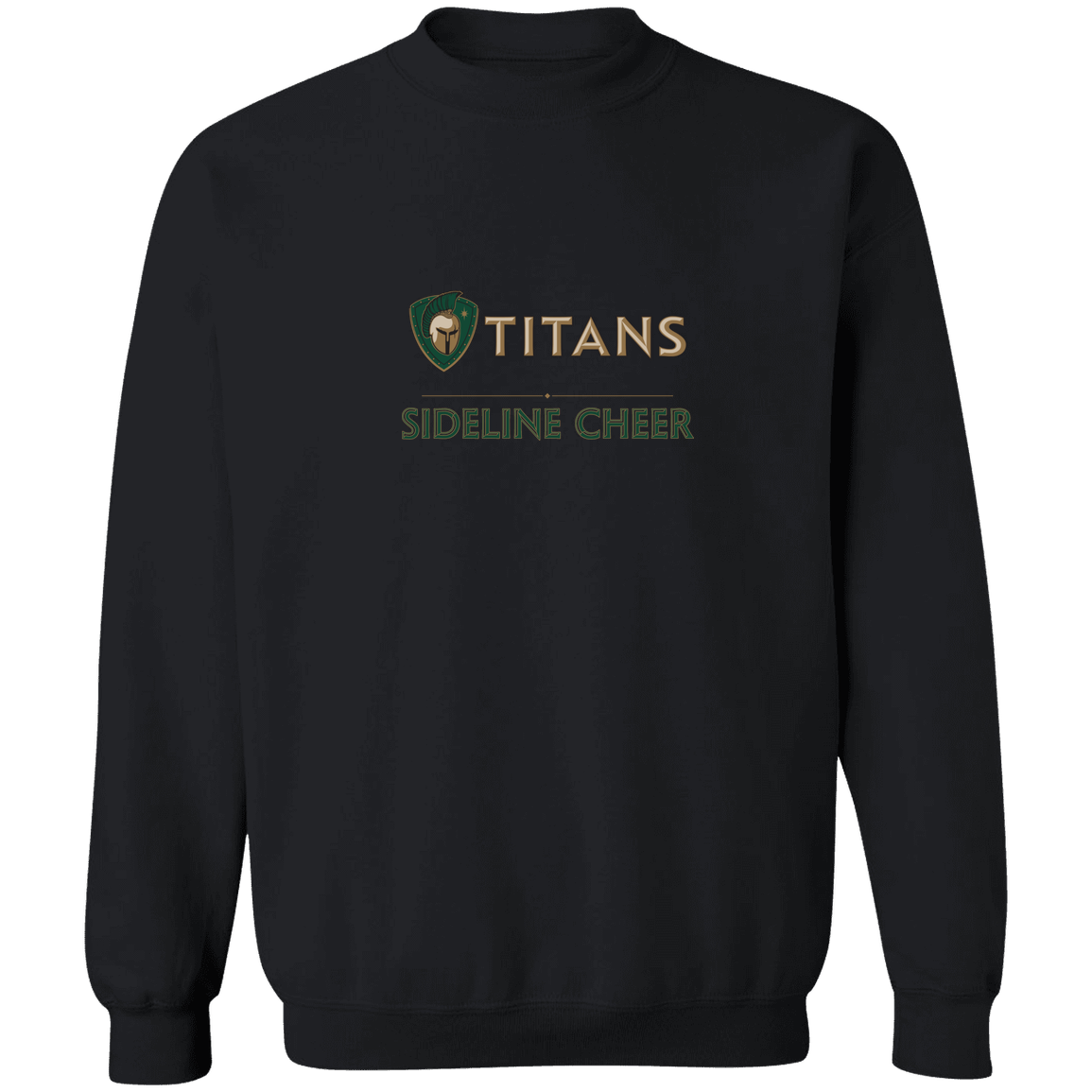 tc-titans-sideline-cheer-basic-gildan-crewneck-pullover-sweatshirt — Black — Front — source sha256 10accdad5b2f45a72f3a778034c472455c19a2d53fdc416660fd3098c1c22190 — Color position 4